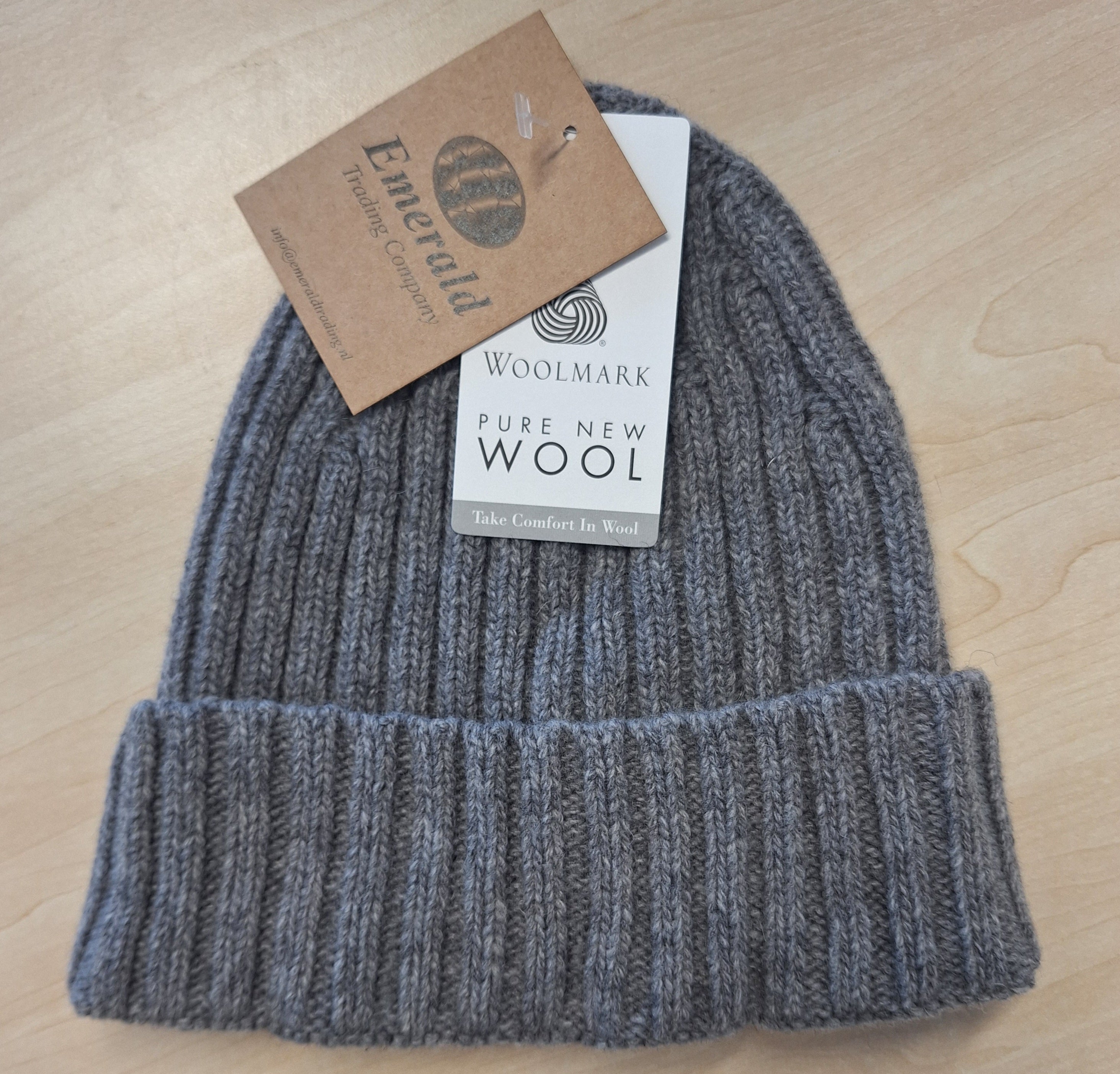 Emerald Beanie Muts - Puur Nieuw Wol