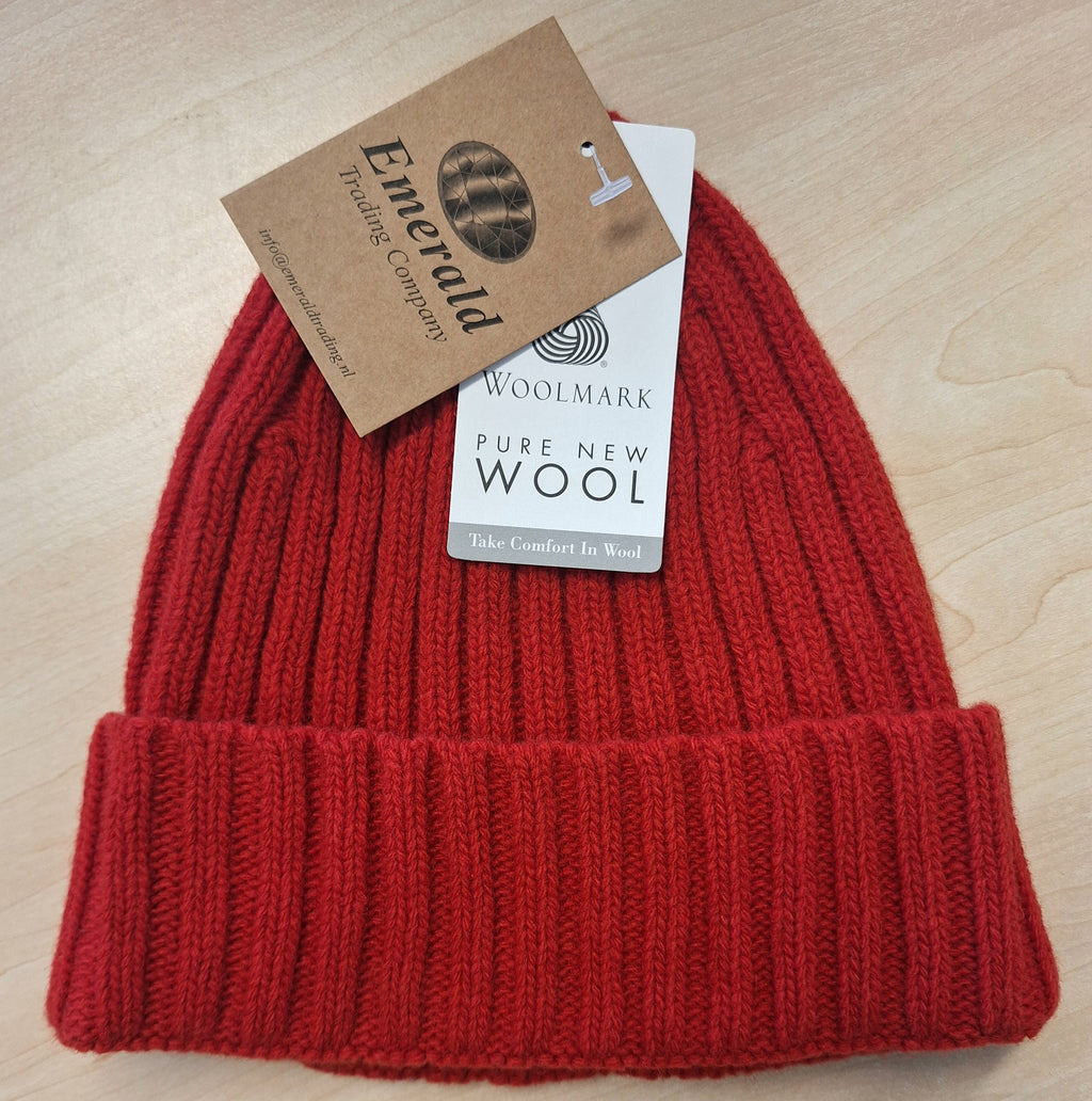 Emerald Beanie Muts - Puur Nieuw Wol