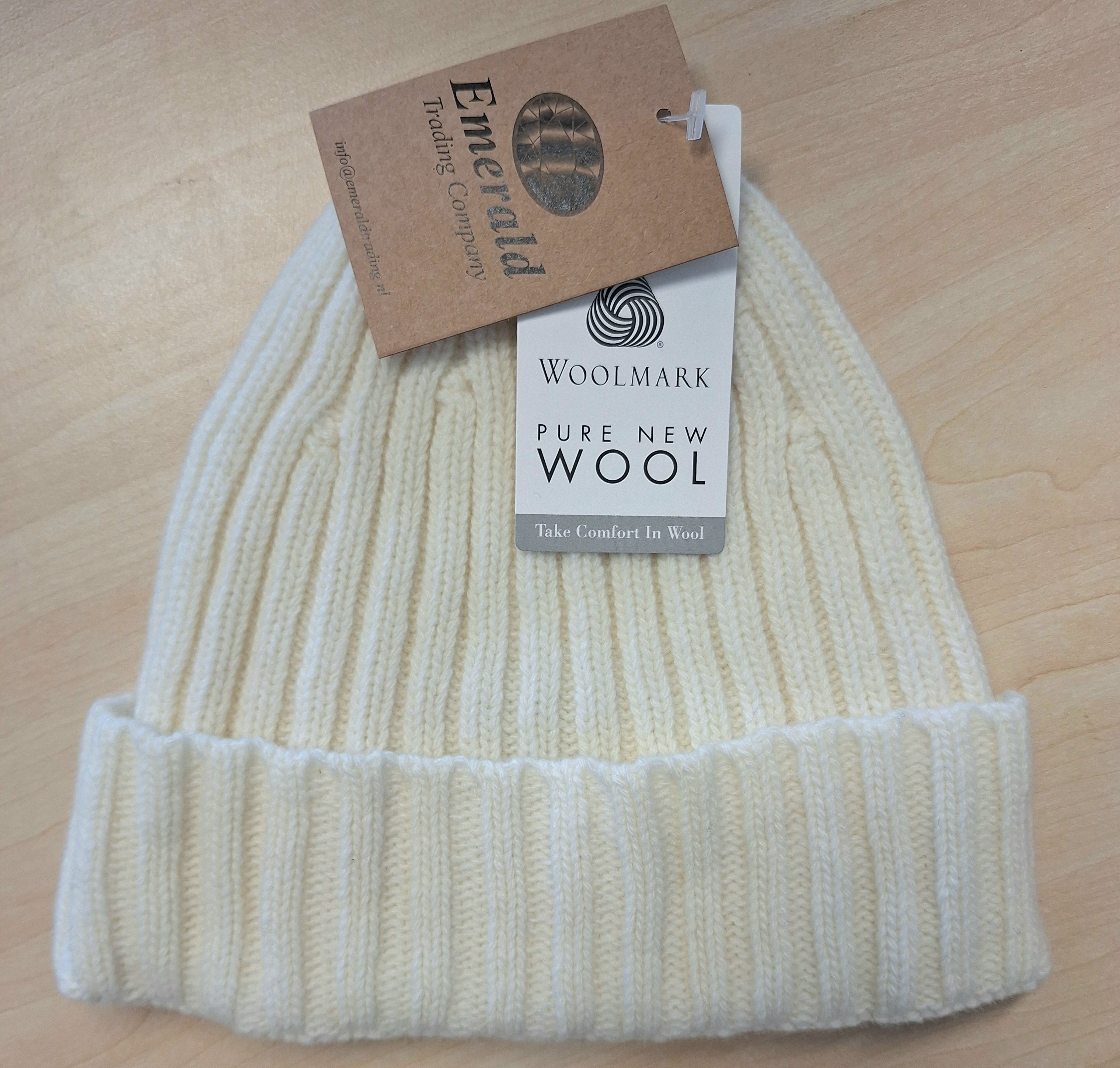 Emerald Beanie Muts - Puur Nieuw Wol