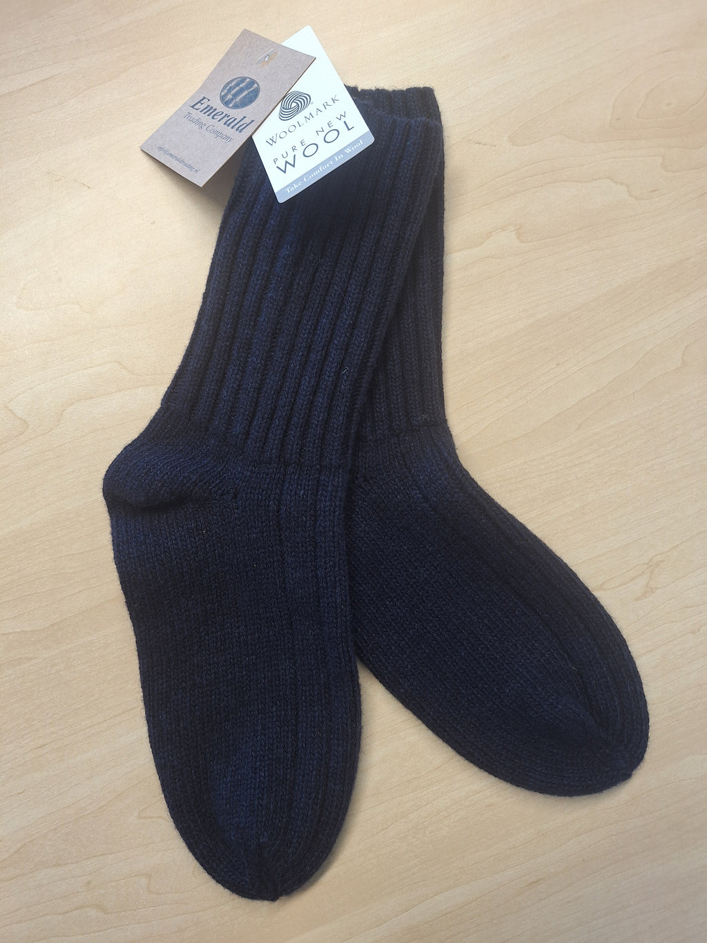 Riga 100% Wool Socks - Navy, Antracite, Grey, Mid Blue, Navy