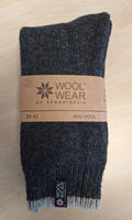 5B- Eskimo - Antracite / Ecru Socks - 80%Wool