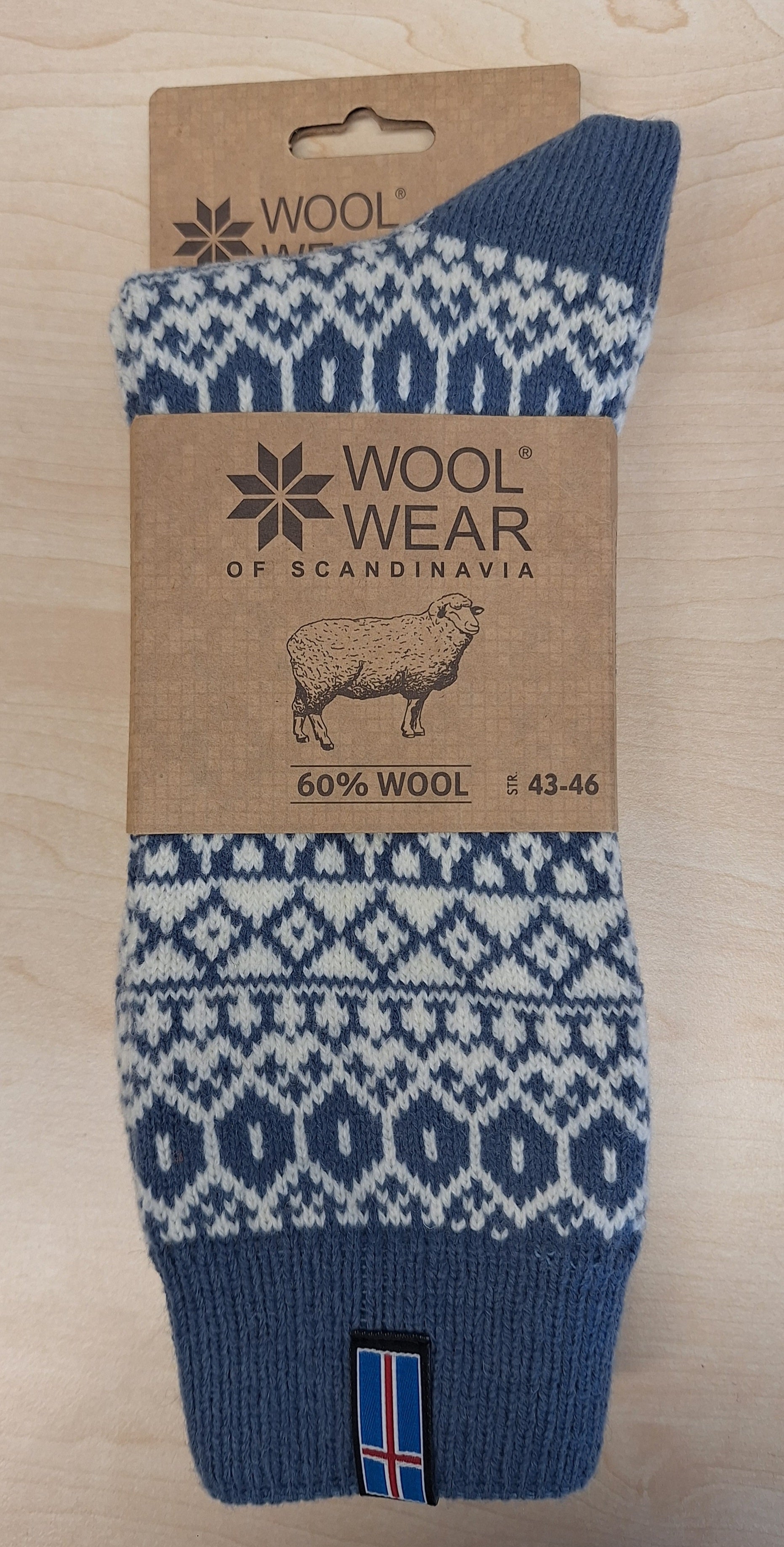 24 - Iceland - Denim Socks - 65%Wool