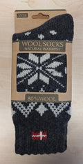 106B - Denmark - Antracite Socks - 80%Wool