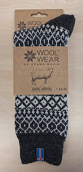 23 - Iceland - Antracite Socks - 65%Wool