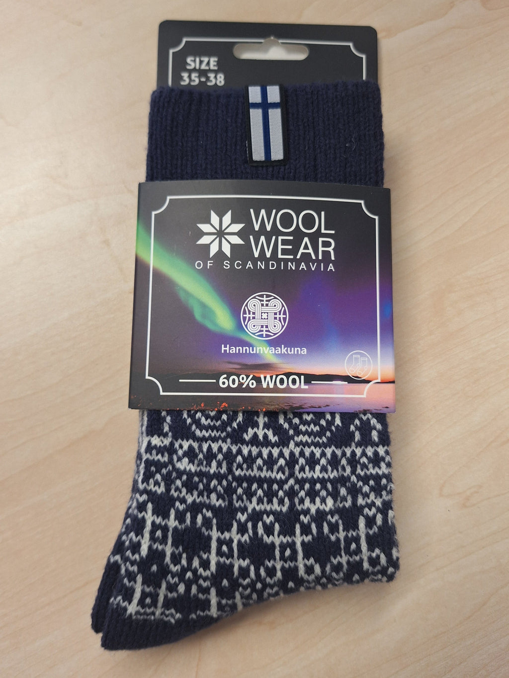 46 - Finland - Navy - 60% Wool