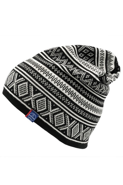 ANS 2404 Valle Fine Merino Beanie Zwart - A Northern Story