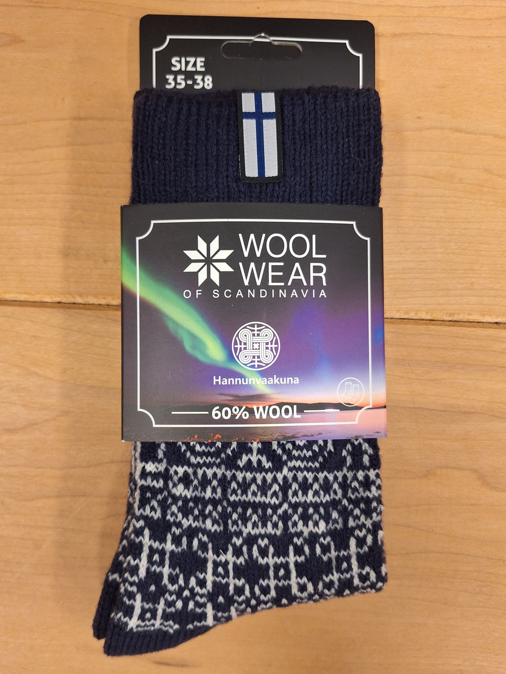46 - Finland - Navy - 60% Wool