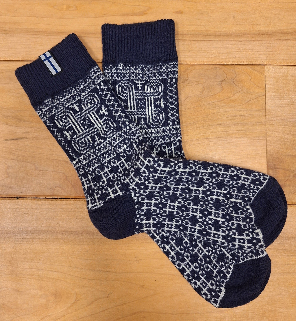 46 - Finland - Navy - 60% Wool