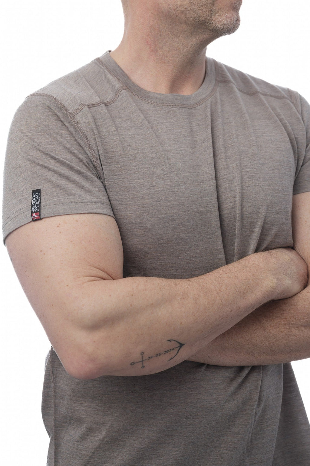 5-501-75-1 - SS Baselayer Merino - Antilope Beige