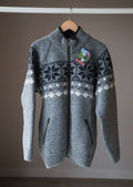 669-FC-74 Grey/Navy Cardigan