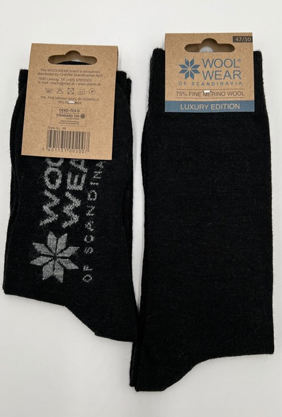 98 - Black Merino Socks