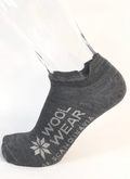 99 - Grey Merino Footies Socks