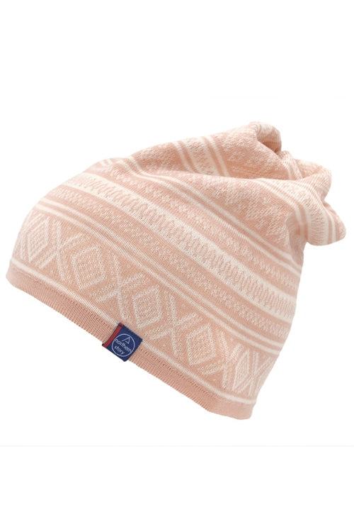 ANS 2404 Valle Fine Merino Beanie Roze - A Northern Story