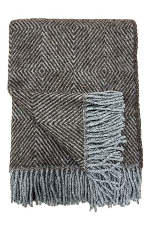 Noors Wollen Deken / Plaid 100% Wol - Diverse Kleuren