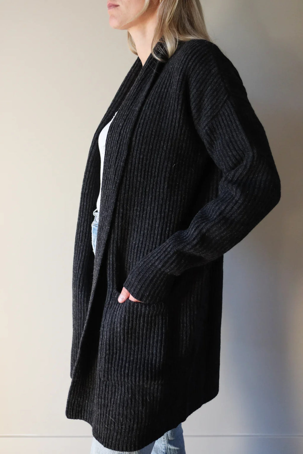 Emerald Myre Cardigan - Mole Marl, Antracite, Cobalt