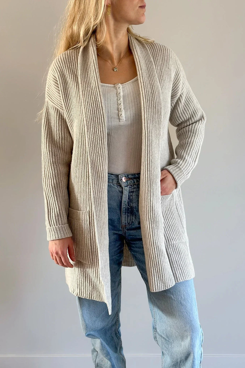 Emerald Myre Cardigan - Mole Marl, Antracite, Cobalt