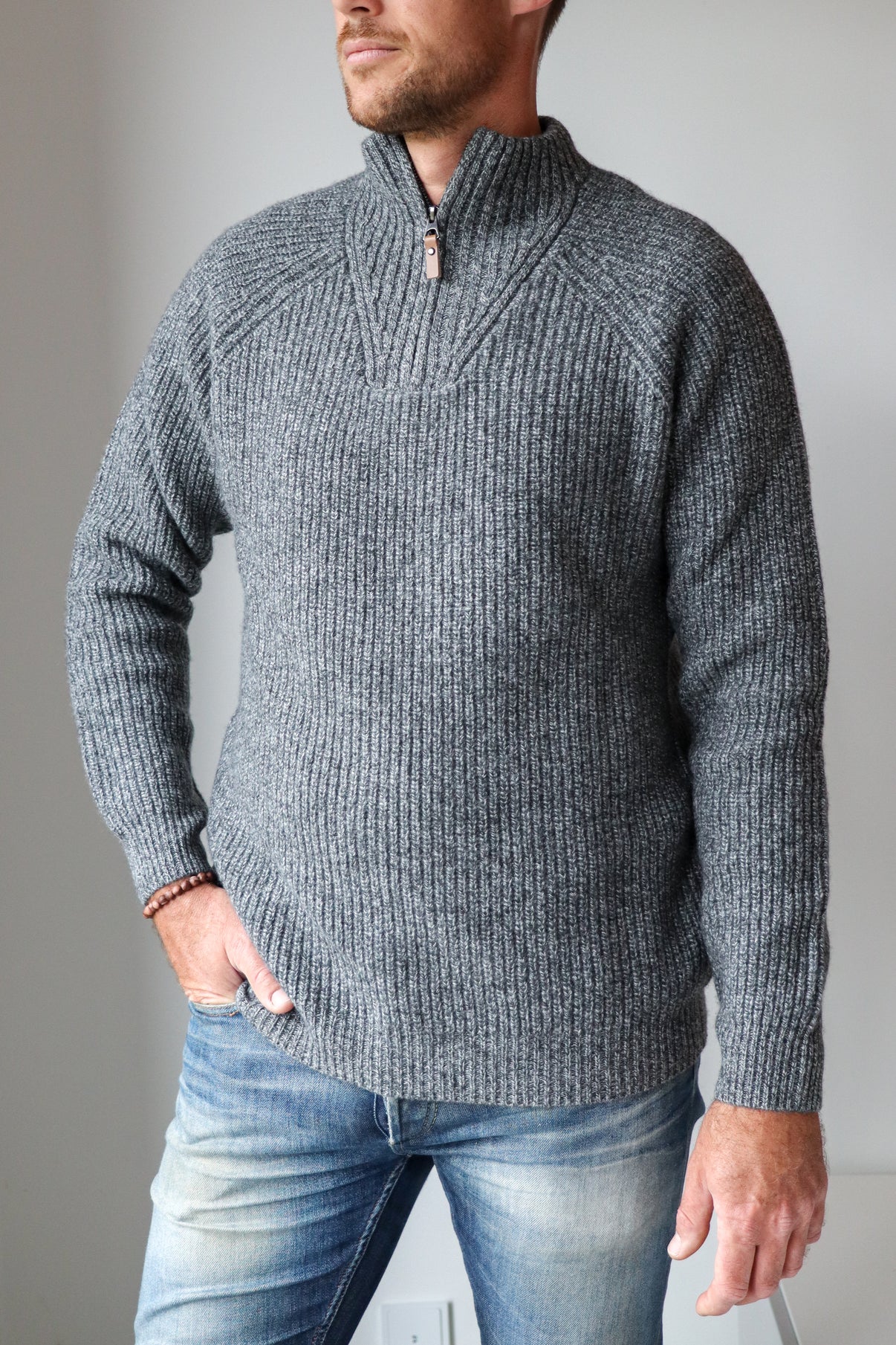 Turku Fisherman 1/2 Zip Sweater - SMK10-8333